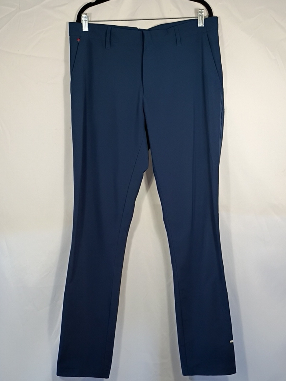 EUC J. Lindeberg Golf Dress Pants Men 34x34 Blue Slim Fit Golf Pants Fall Work